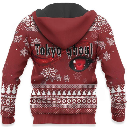 Divesart - Ken Kaneki Cool Ugly Christmas Sweater and Hoodie Tokyo Ghoul Gift Idea